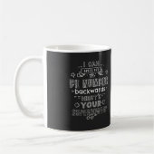 Wiskunde Nerd Superpower PI Nummer Grappig Koffiemok (Links)