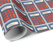 Wiskunde Nerd Teacher Calculator School Supplies Cadeaupapier (Rol Hoek)