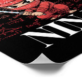Wiskunde Ninja Algebra Calculus Wiskunde Student T Poster (Hoek)