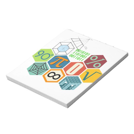 wiskunde notitieblok (Linkerzijde)