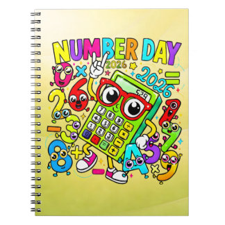 Wiskunde Nummer Dag Notitieboek voor Basisschool