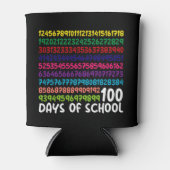 Wiskunde Nummers 100e Dag van de School Docent Kin Blikjeskoeler (Voorkant)