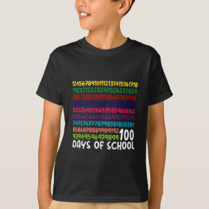 Wiskunde Nummers 100e Dag van de School Docent Kin T-shirt