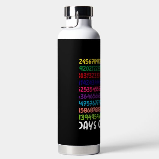 Wiskunde Nummers 100e Dag van de School Docent Kin Waterfles (Rechts)
