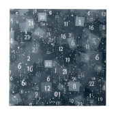 Wiskunde nummers Abstract Tegeltje (Voorkant)