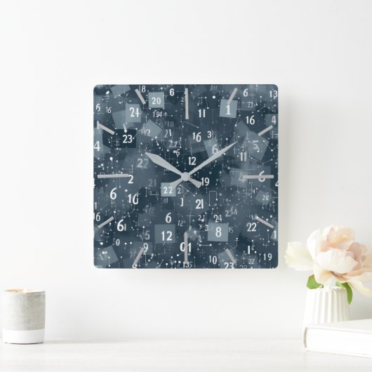 Wiskunde nummers Abstract Vierkante Klok (Huis)