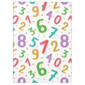 Wiskunde Nummers Patroon  Docent Klembord (Achterkant)