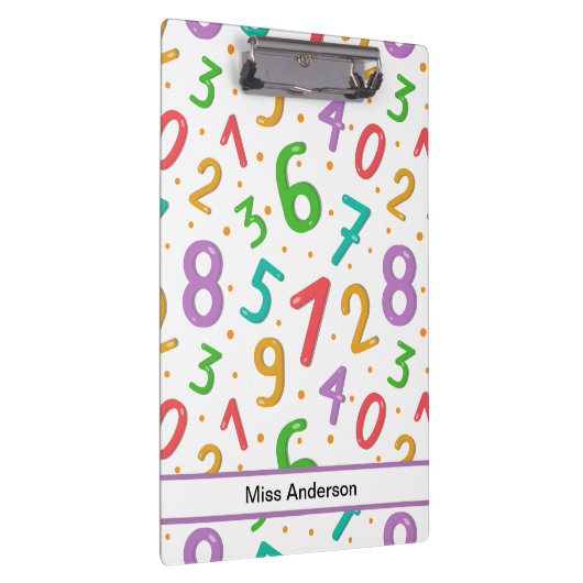 Wiskunde Nummers Patroon  Docent Klembord (Rechts)
