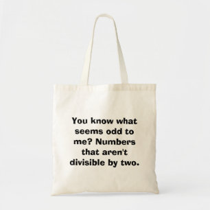 Wiskunde Odd Canvas tas