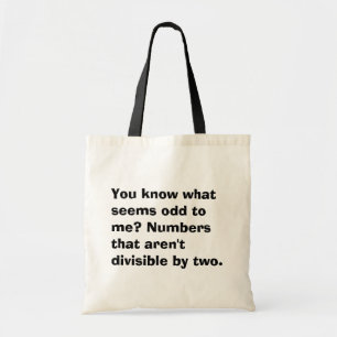 Wiskunde Odd Canvas tas