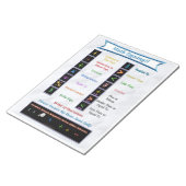 Wiskunde Ondertekenend Notitieblok (Schuin)