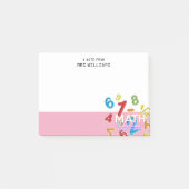 Wiskunde Onderwerp Dat Telt Grappige Wiskunde Cita Post-it® Notes (Voorkant)