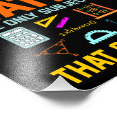 Wiskunde Onderwerp tellen mathematische Wiskunde l Foto Afdruk (Hoek)