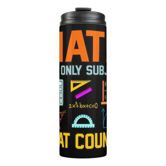 Wiskunde Onderwerp tellen mathematische Wiskunde l Thermosbeker (Voorkant)