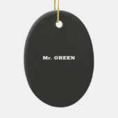 Wiskunde onderwijsdag, Geweldige Keramisch Ornament (Achterkant)