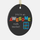 Wiskunde onderwijsdag, Geweldige Keramisch Ornament (Rechts)