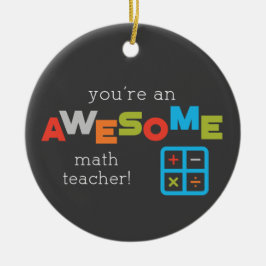 Wiskunde onderwijsdag, Geweldige Keramisch Ornament