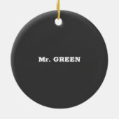 Wiskunde onderwijsdag, Geweldige Keramisch Ornament (Achterkant)