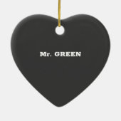 Wiskunde onderwijsdag, Geweldige Keramisch Ornament (Achterkant)