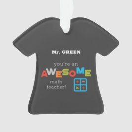 Wiskunde onderwijsdag, Geweldige Ornament