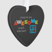 Wiskunde onderwijsdag, Geweldige Ornament (voorkant)