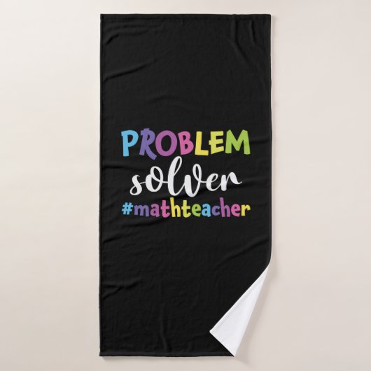 Wiskunde Oplosmiddel leerlingenprobleem Badhanddoek (Badhanddoek)