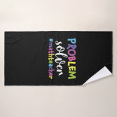 Wiskunde Oplosmiddel leerlingenprobleem Badhanddoek (Badhanddoek)