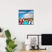 Wiskunde Opstandige Grappige Poster (Thuiskantoor)
