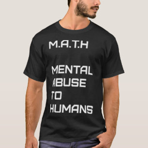 Wiskunde paard artsy t-shirt