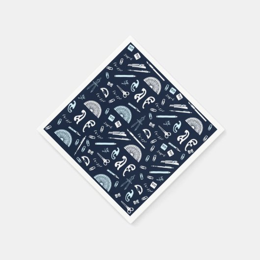 Wiskunde Papier servetten (Hoek)