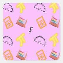 Wiskunde patroon op roze