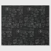 wiskunde Patroon Science School Schets Tekenen Gee Cadeaupapier (Vlak)