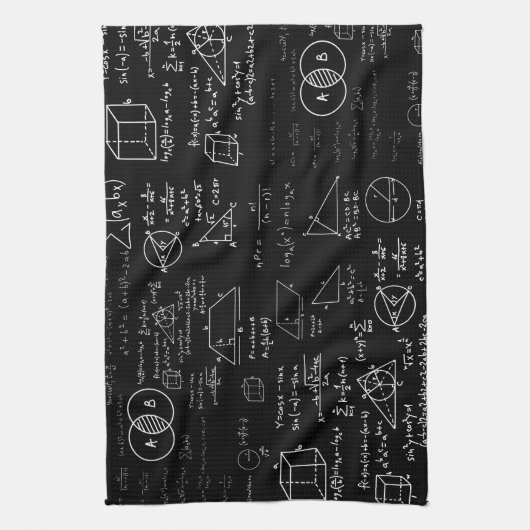 wiskunde Patroon Science School Schets Tekenen Gee Theedoek (Verticaal)