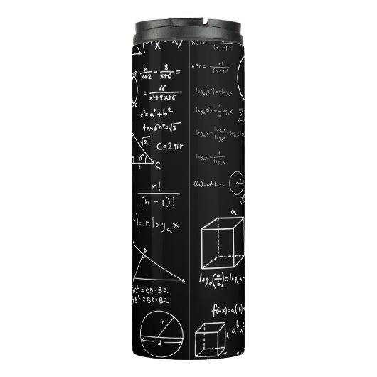 wiskunde Patroon Science School Schets Tekenen Gee Thermosbeker (Achterkant)