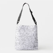 Wiskunde Pattern Canvas tas (Achterkant)