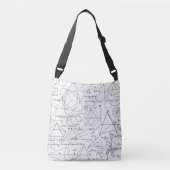 Wiskunde Pattern Canvas tas (Voorkant)