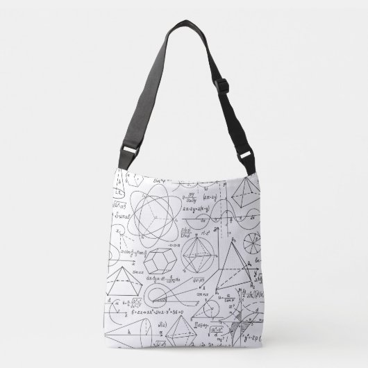 Wiskunde Pattern Canvas tas (Voorkant)