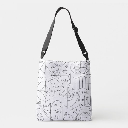 Wiskunde Pattern Canvas tas (Achterkant)