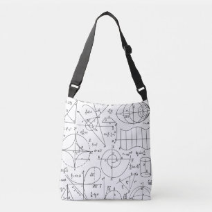 Wiskunde Pattern Canvas tas