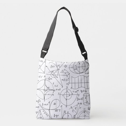 Wiskunde Pattern Canvas tas (Voorkant)