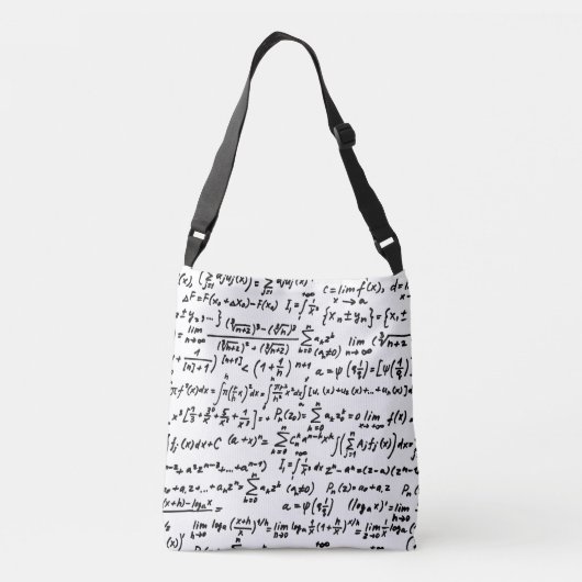 Wiskunde Pattern Canvas tas (Achterkant)