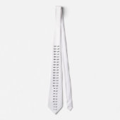 Wiskunde Perfect Squares Grafiek Nummers 1 tot 25 Stropdas (Voorkant)