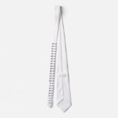 Wiskunde Perfect Squares Grafiek Nummers 1 tot 25 Stropdas (Achterkant)