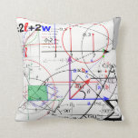 Wiskunde Physics Science Equation Formule gebundel Kussen<br><div class="desc">Een handige gooi kussen voor de wetenschap.</div>