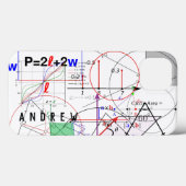 Wiskunde Physics Science Equation Personalized Case-Mate iPhone Case (Achterkant (horizontaal))