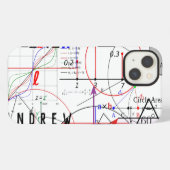 Wiskunde Physics Science Equation Personalized iPhone Hoesje (Achterkant horizontaal)