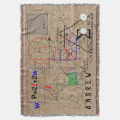 Wiskunde Physics Science vergelijking Persoonlijk Deken (Voorkant Verticaal)