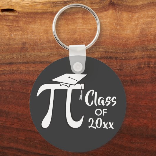 Wiskunde Pi Afstuderen Klasse Sleutelhanger (Voorkant)