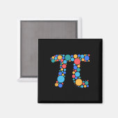 Wiskunde Pi Dag Dot Dag 2025 Magneet (Voorkant / Achterkant)