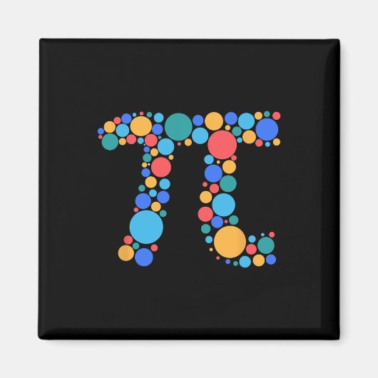 Wiskunde Pi Dag Dot Dag 2025 Magneet (Voorkant)